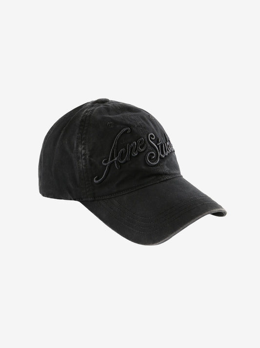 ACNE STUDIOS LOGO BASEBALL BLACK