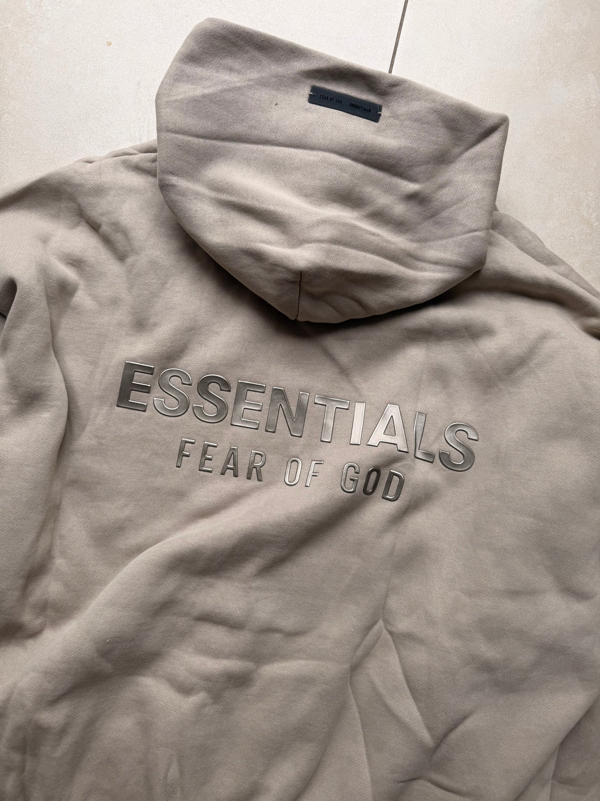 Essentials Fear of god Hoodie Cream (0783)