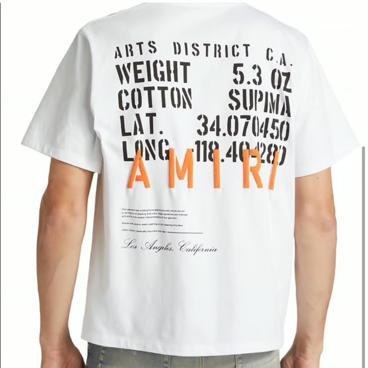 AMIRI Art Distric white  Tshirt