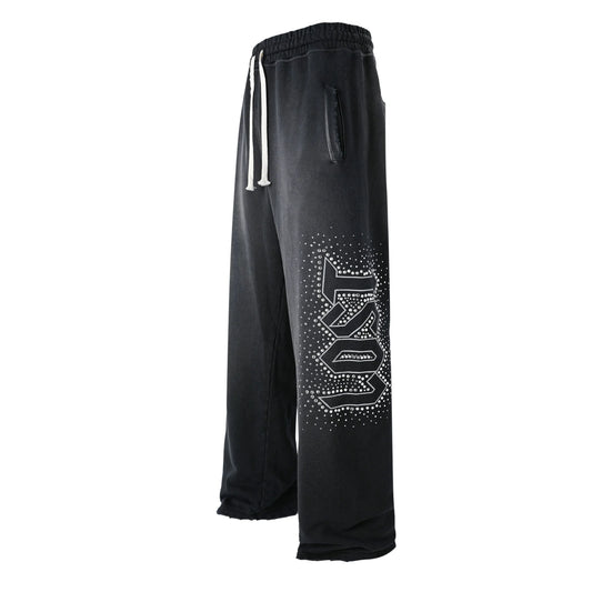 LOST INTRICACY RHINESTONE SWEATPANTS