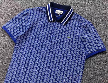 LACOSTE tipo polo monogram azul