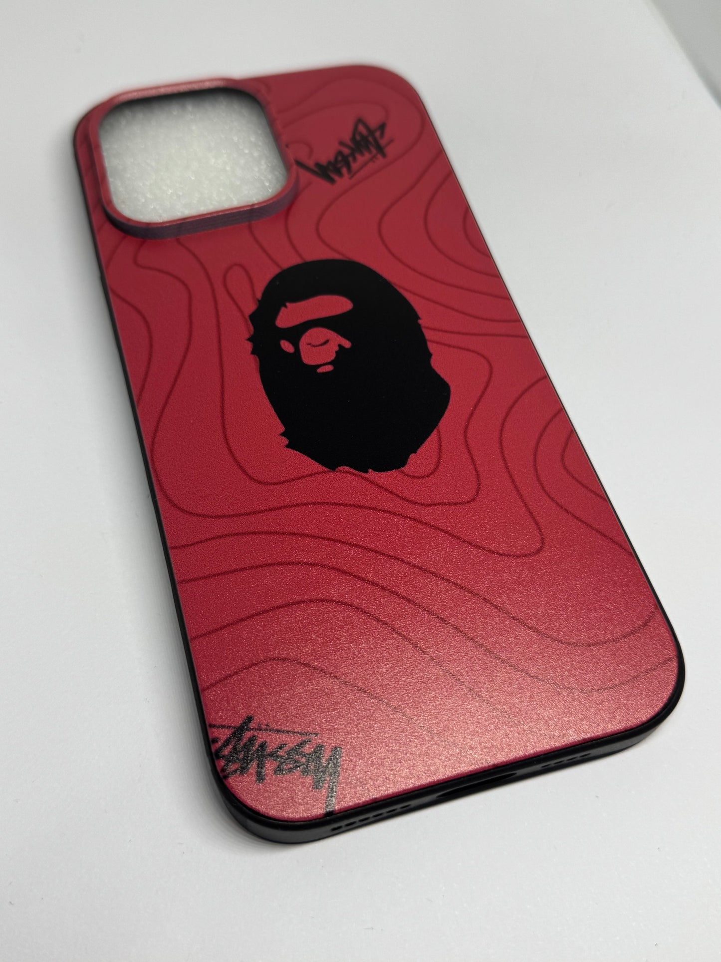 BAPE X STUSSY CASE