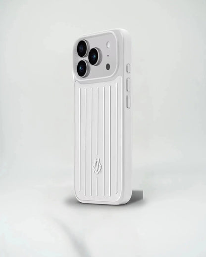 RIMOWA Style Case with Aluminium Back & Silicone Sides for iPhone 17 Pro/17 Pro Max