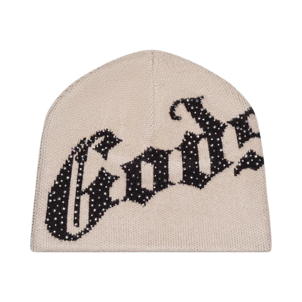 Godspeed OG Logo Studded Beanie 'Black/Cream