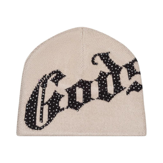 Godspeed OG Logo Studded Beanie 'Black/Cream