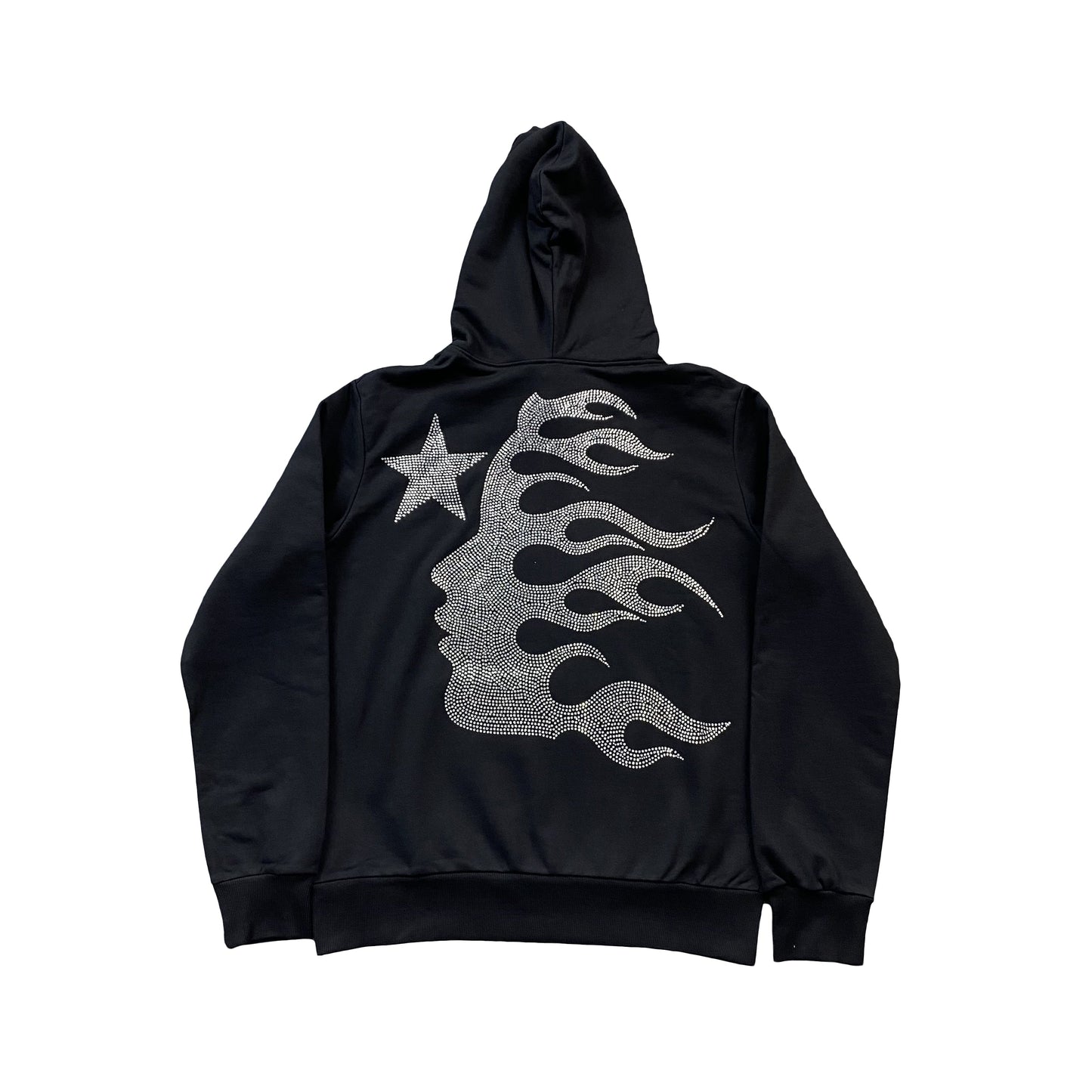 HELLSTAR RHINESTONE BIG LOGO CLASSIC HODDIE