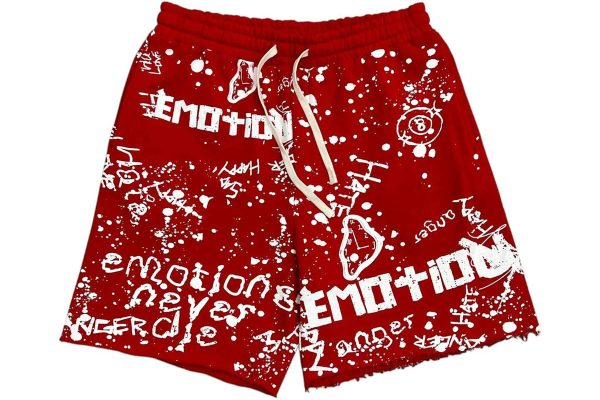 Mixed Emotion Red Short