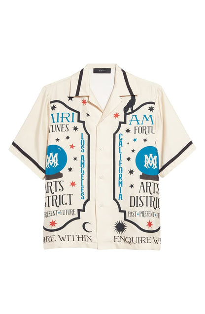 AMIRI Fortune Silk Bowling Shirt