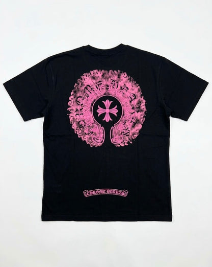 Chromehearts Embroidered Tshirt Pink