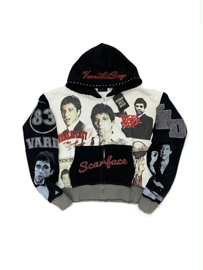 Vare all Day Scarface Hoodie black/white