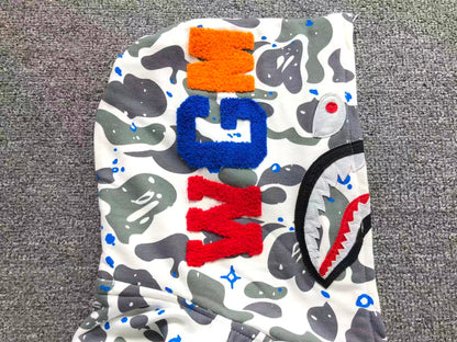 BAPE SHARK HOODIE WHITE