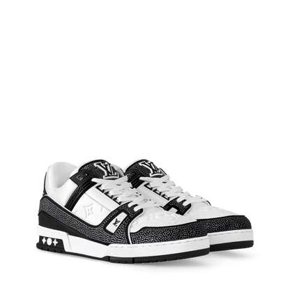 Louis Vuitton Trainer Rhinestone Black