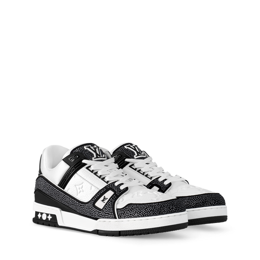Louis Vuitton Trainer Rhinestone Black
