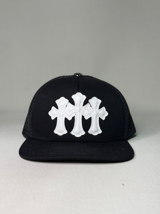 CHROMEHEARTS CEMENTERY TRUCKER HAT BLACK