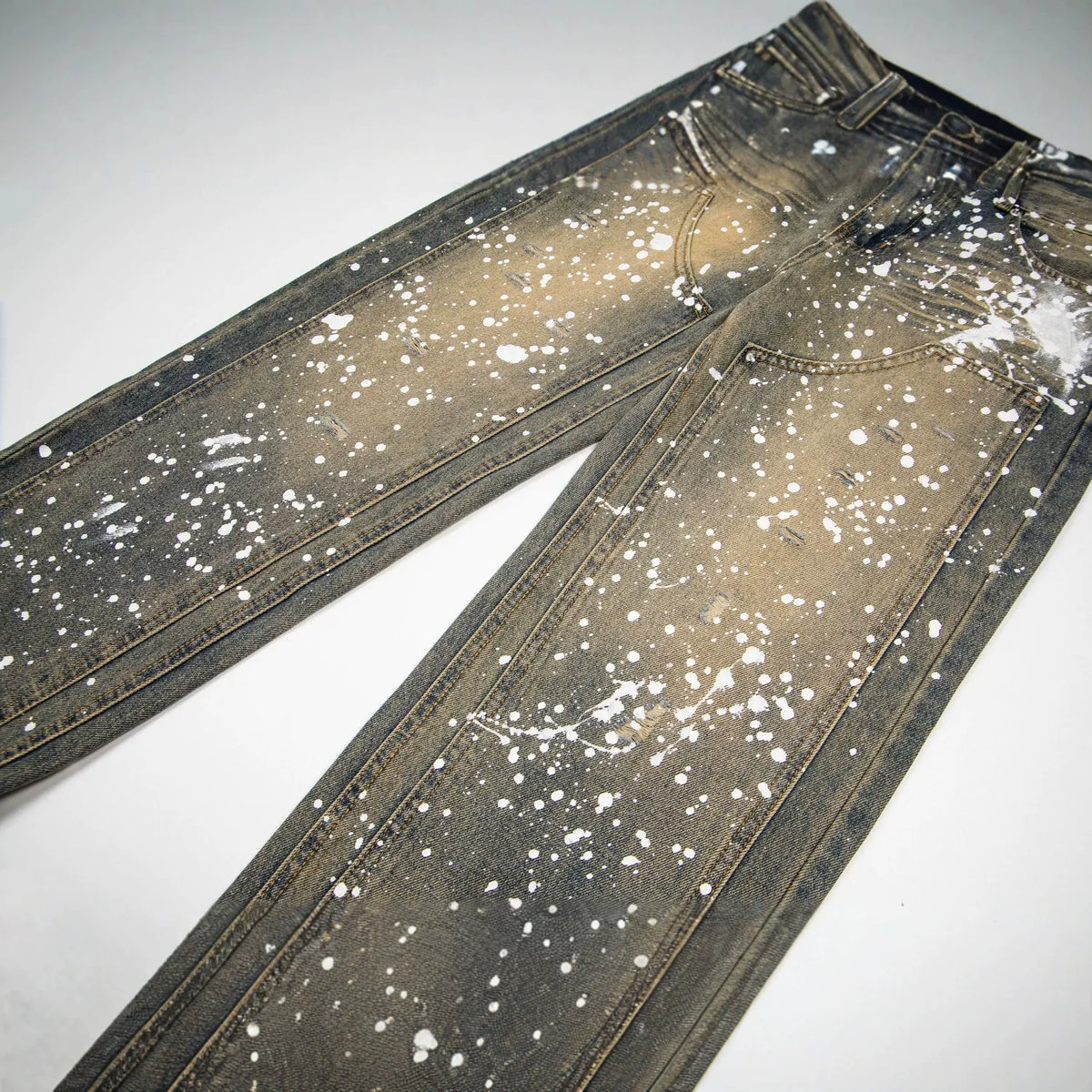 Broken Panet Pant Print denim jeans