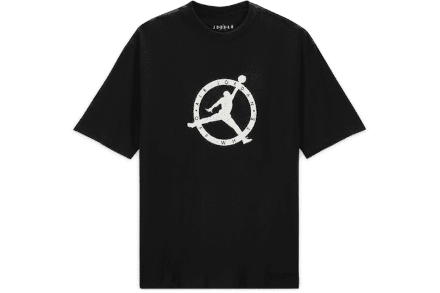 OFF WHITE X JORDAN BLACK TSHIRT