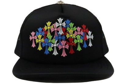 Chromehearts Trucker Hat Multi Color Crosses