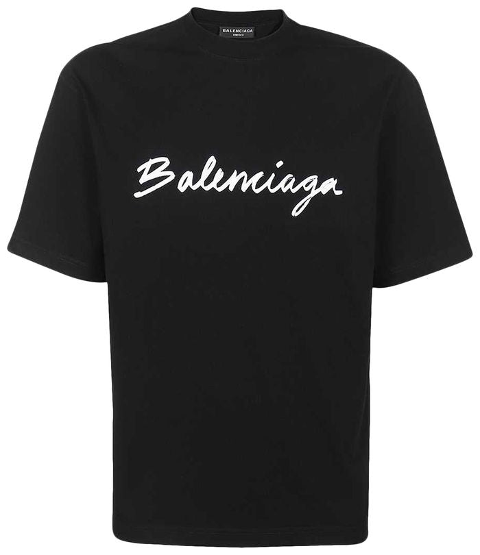 Balenciaga Medium Fit T-Shirt 'Black/White'