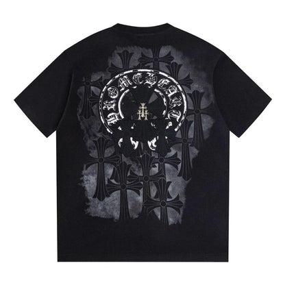 Chromehearts cross Black Tshirt