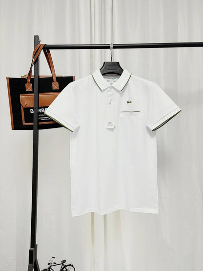 LACOSTE tipo polo bolsita blanca