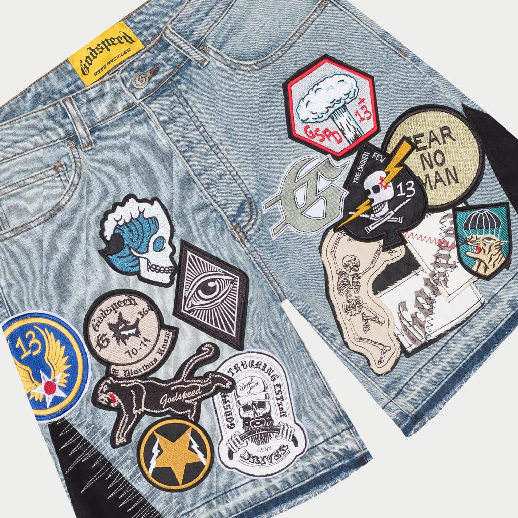 Godspeed Patchwork Denim V2 Shorts