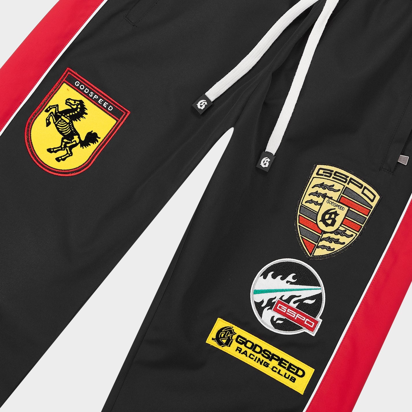 GODSPEED GRC TRACKPANTS NYC BLACK/RED