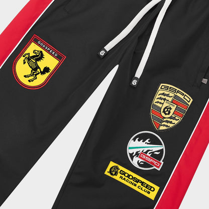 GODSPEED GRC TRACKPANTS NYC BLACK/RED
