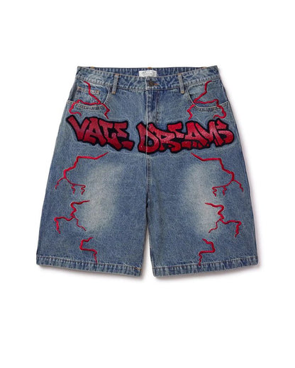 Valley Short Thunder red Denim