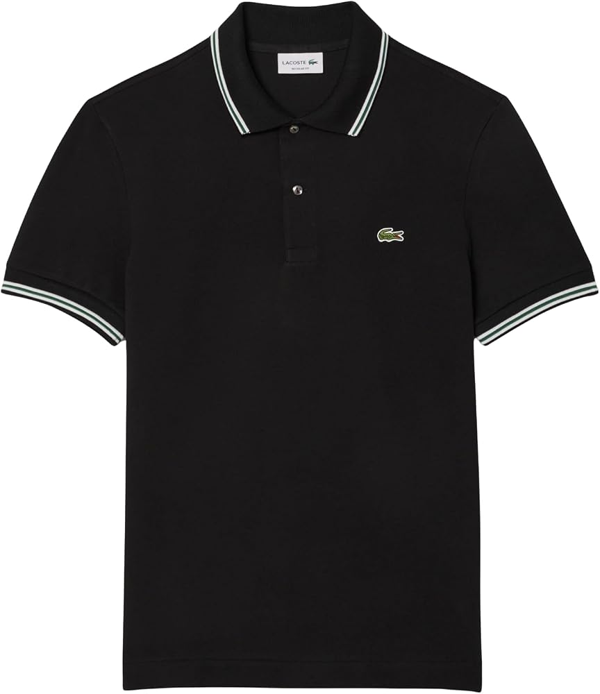 LACOSTE Tshirt black tipo polo