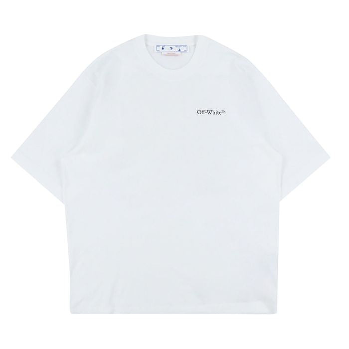 Off White Caravaggio Crownin Skate Short Sleeve White