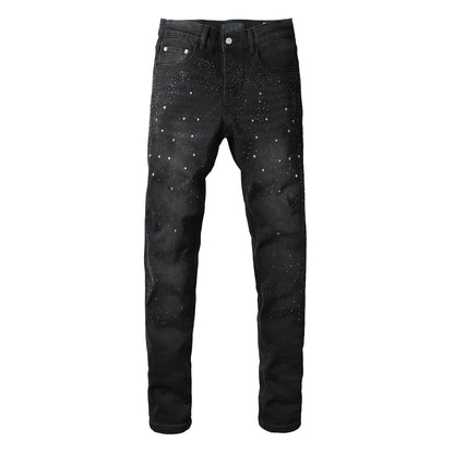 PURPLE BRAND JEANS BLACK PU9130