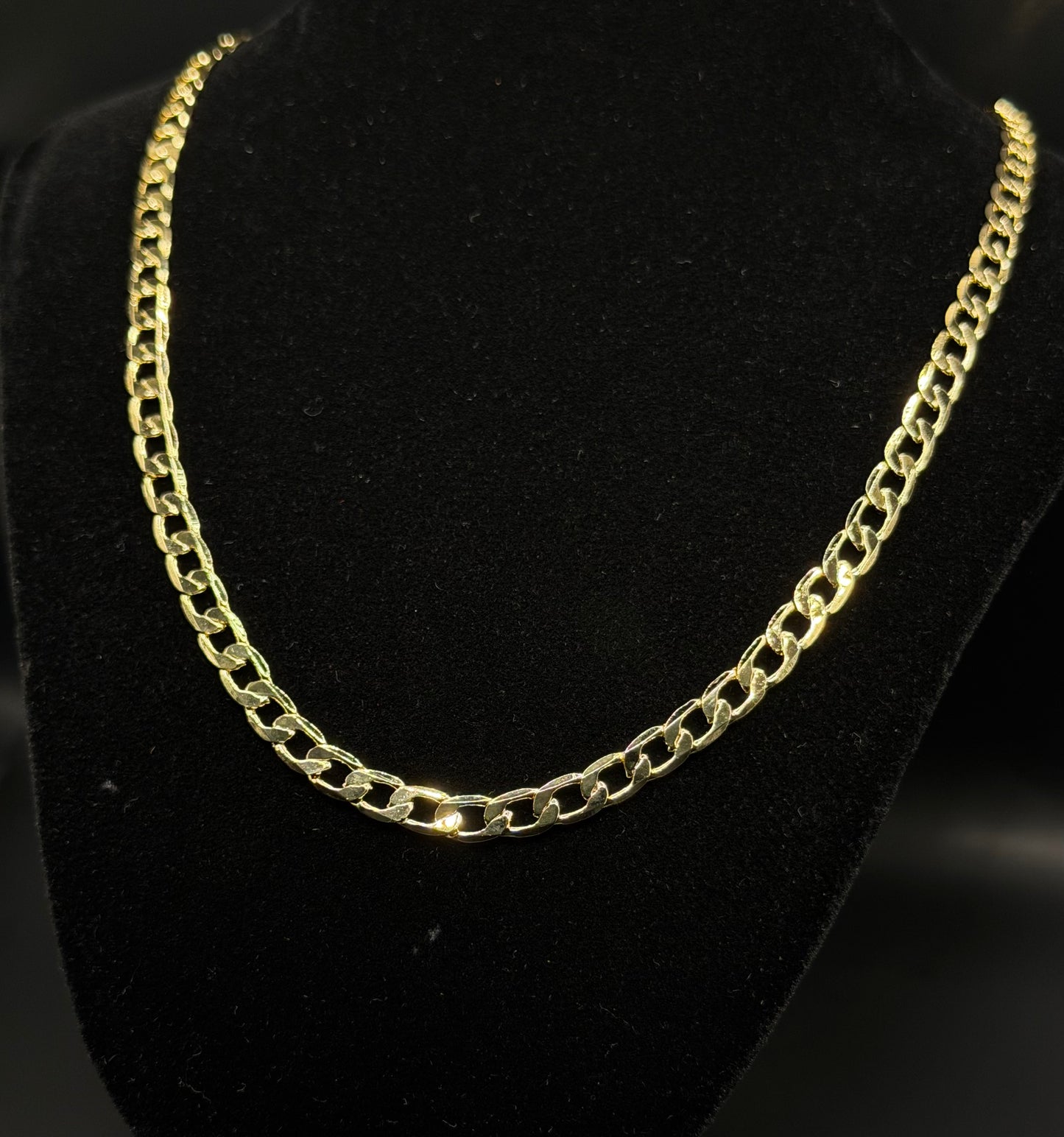 Cubana Chain Oro laminado 14k (013) (0.5cm)