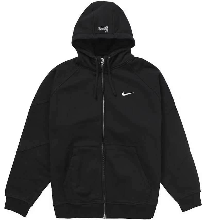 NIKE X SUPREME HOODIE BLACK SS25