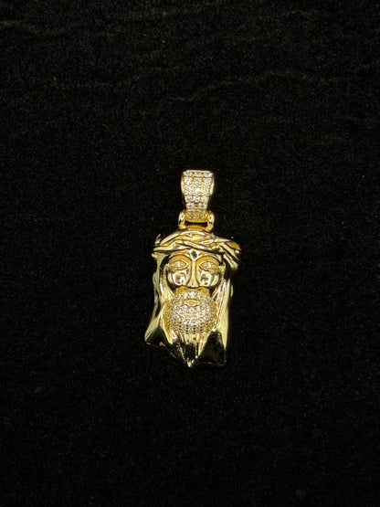 Iced Jesus Oro laminado 14K