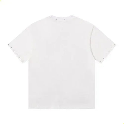 Mixed Emotion Iron Diamond White Tshirt