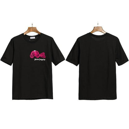Palm Angels Black Tee Kill the Bear