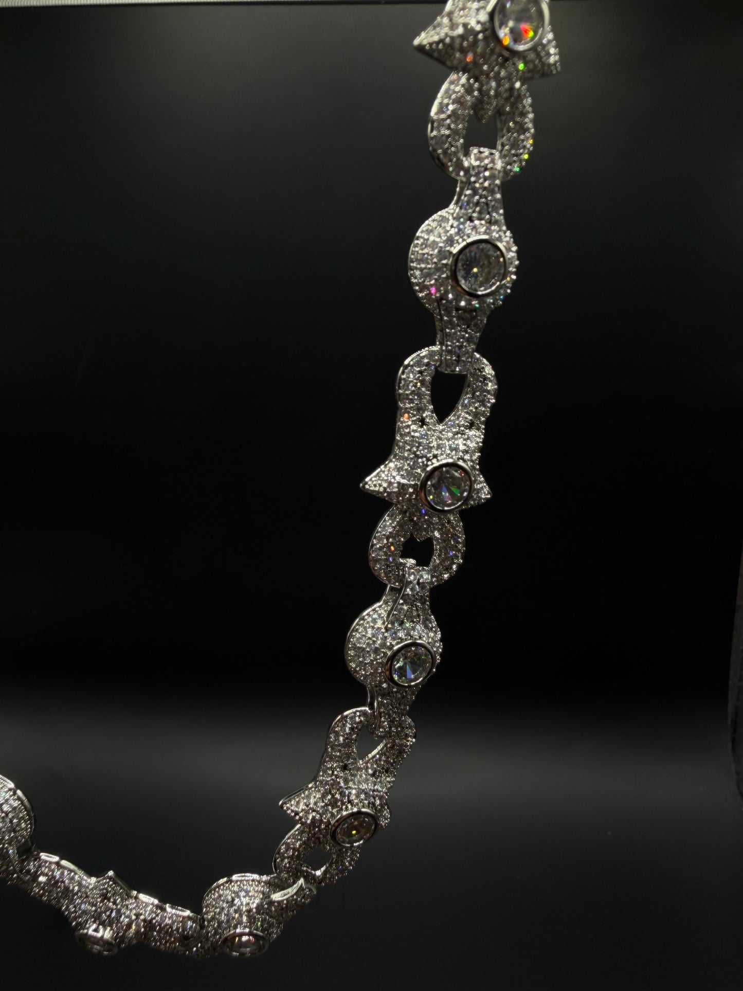 Iced Star Link Chain