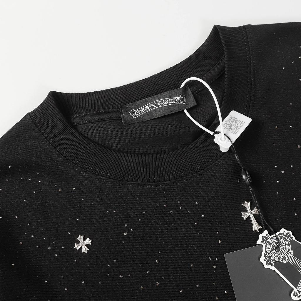 CHROMEHEARTS RHINESTONE TSHIRT BLACK