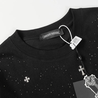 CHROMEHEARTS RHINESTONE TSHIRT BLACK