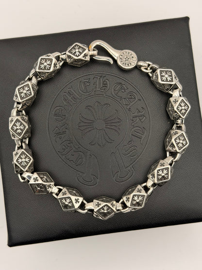 Chromehearts Gothic Signet Bracelet Plata 925