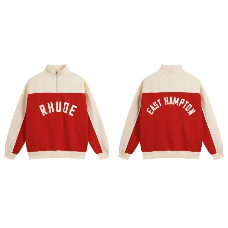 RHUDE EAST HAMPTON RED FLEECE
