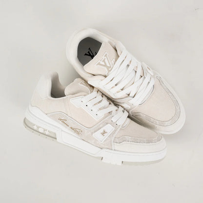 Louis Vuitton trainer creamy