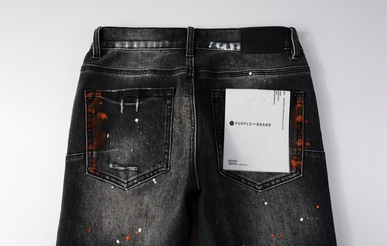 PURPLE GREY WASH PANT PU101