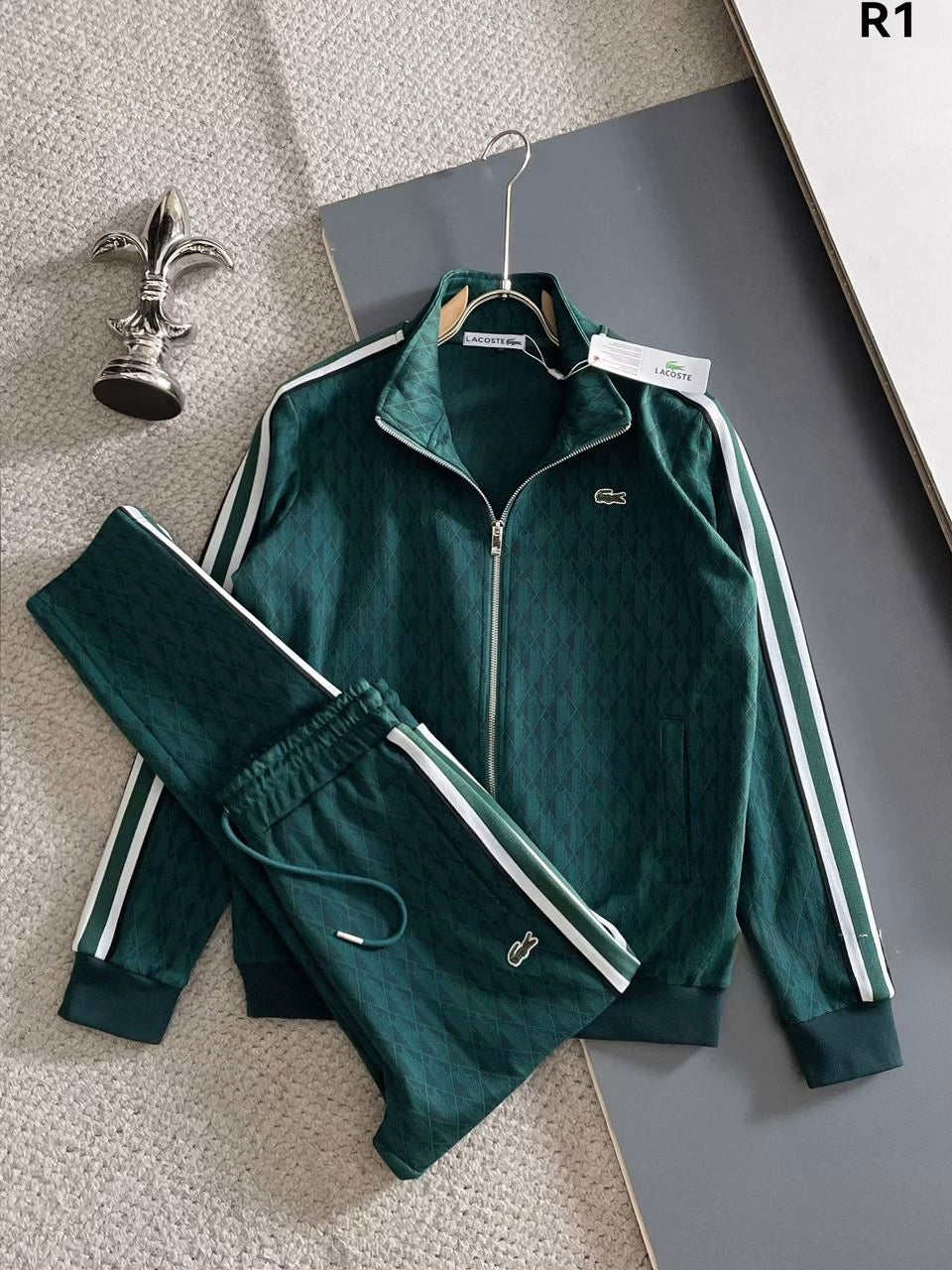 TRACKSUIT LACOSTE GREEN LONG SLEEVE 🐊