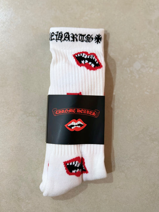 Chrome Hearts "Matty Boy" Lips White/Red