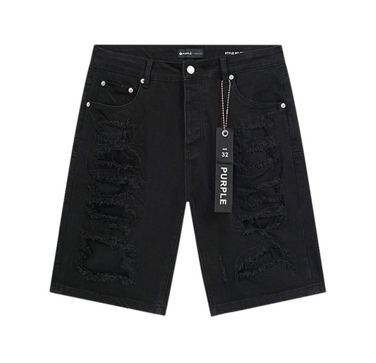 PURPLE BRAND SHORT BLACK