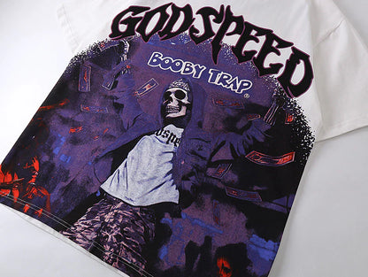 GODSPEED BOOBY TRAP WHITE TEE