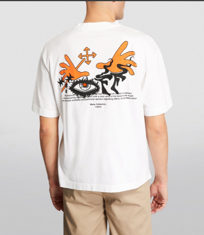 TSHIRT OFF WHITE WIZARD EYE