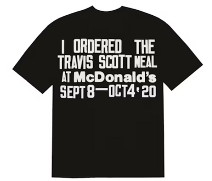 TSHIRT Travis Scott x CPFM 4 CJ Burger Mouth