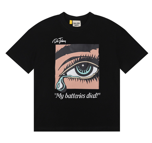 TSHIRT GALLERY DEPT "MY BATERIES DIED"